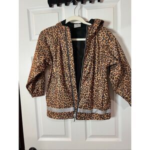 Girlie Girl Originals Kids Leopard Print Hooded Jacket | Size YS